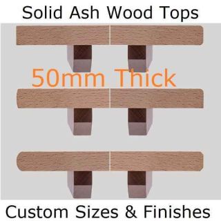 34mm Thick Custom Made Wooden Table Tops - Barrel / Driftwood / Jetty & More