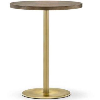 Antique brass table base