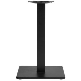 Anzo Small Square Black Table Base - Dining