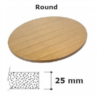 Ash Veneer Table Tops - 700mm Round - Dimensions