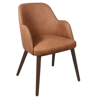 Harland Bruciato Leather Chairs