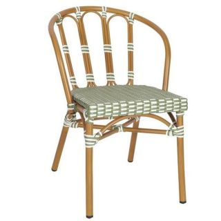 Bordeaux Outdoor Chairs - Green & White