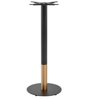Boston Sleek - Black and Gold - Small Round -Bar Height