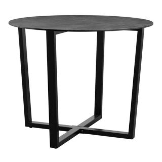 Bourne Dining Table - Metallic Anthracite - 1200mm dia