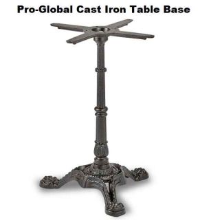 Bistro 3 Leg Ornate Cast Iron Table Base - Dining