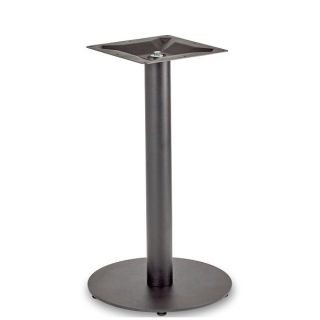 Profile Small Round Dining Table Bases - Black Steel