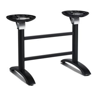 Black Spaceguard Fliptop Twin Table Bases - Dining