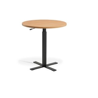 LA Boost Single Pedestal Height Adjustable Table