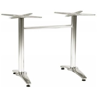 Breeze Rectangular Bistro Table Legs - Stainless Steel