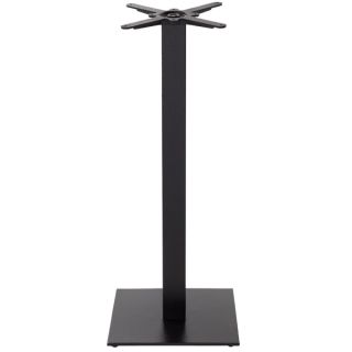 Mocha Medium Square Bar Table Base in Black