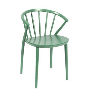 Camborne Wooden Armchairs - Green