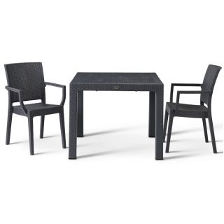 Canterbury 4 Seater Table with 2 Arm Chair