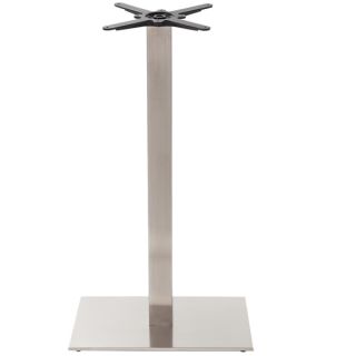 Carlton-D B4 Brushed Chrome Tall Bar Table Bases