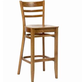 Dallas Wooden Cafe Bar Stools - Shaded Oak