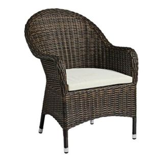Clove Outdoor Armchair – Brown weave