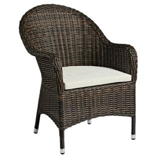 Clova Armchair: Rattan weave for Outdoor use.