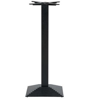 Denton Black Bar Table Bases - Square