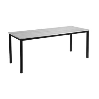 EKO RECTANGLE DINING TABLE - AGED GOLDEN OAK - 6 SEATER