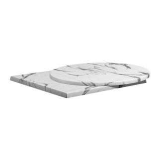 Enduratop Outdoor Laminate Tops - Carrara Marble - Size Options