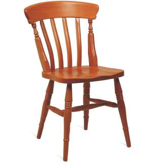 Farmhouse Slat Back Wooden Pub Chairs