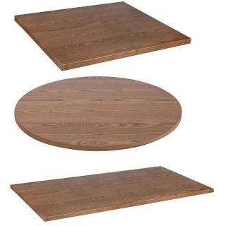 Solid Ash Table Tops FSC Certified - Oak Stained
