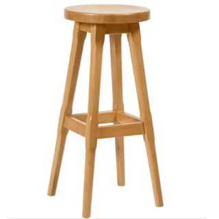 Galway Wooden High Pub Stools - Natural