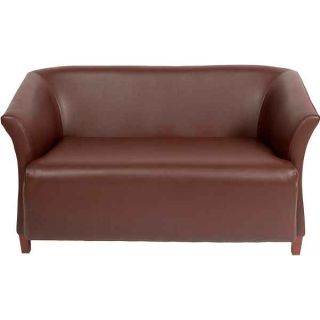 Nelson London - Faux Leather 2 Seater Sofas - Brown