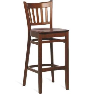 Houston Pub High Bar Stools - Walnut