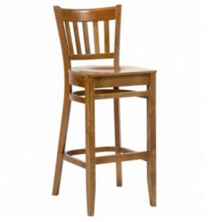 Houston Wooden Pub High Stools - Shaded Oak