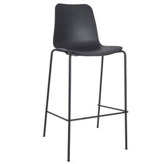 Malmo High Stool Black Frame