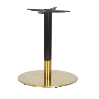 Midas Black / Brass Large Round Table Base