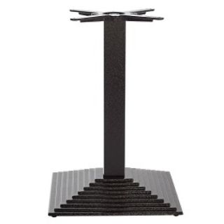 Mayan Rectangle Single Pedestal Colour or Black Cast Iron Table Bases - Dining