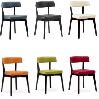 Commercially upholstered restaurant chairs for dining