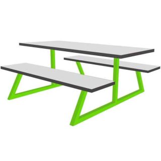 Nova Bench Seating Set / Fixed Fast Food Unit - See Colours