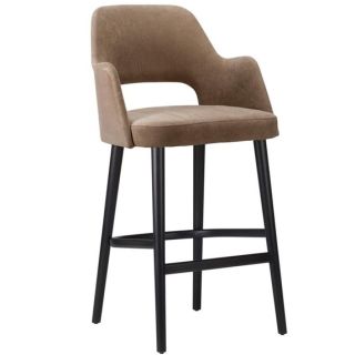 Opal CO Bar Stools with Arms - Fully Upholstered