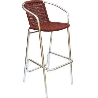 Catalina Outdoor Weave Bar Stools with Arms - See Colours