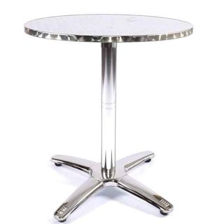 Nice 4 Branch Outdoor Cafe Tables - Stainless Steel