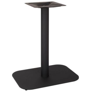 Profile Radius Edge 600x420 Single Pedestal Table Base Dining
