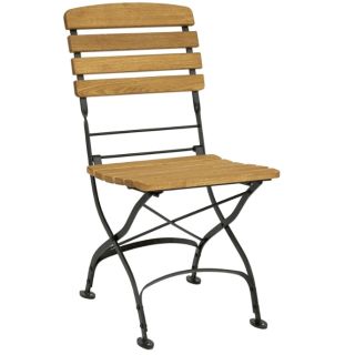 Folding Outdoor Cafe Chairs - FSC Robinia Wood