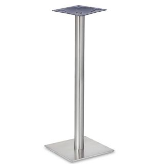 Tall Table Bases in Brushed Stainless Steel
