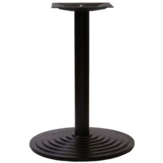 Denton Black Cast Iron Dining Table Bases - Large Round