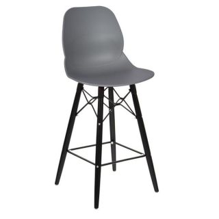 Shoreditch ECO Shell K Frame Mid Height Stool - See Colours