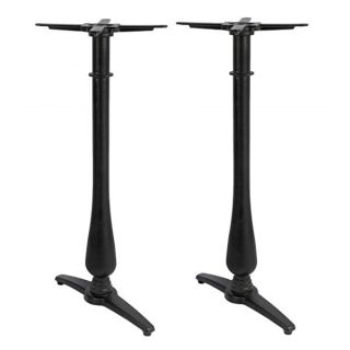 Profile Black Twin Bar Table Legs