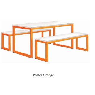 MT Premium Canteen Dining Table And Bench Set