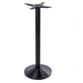 Step B2 Round Black Cast Iron Table Bases - Poseur / Bar height