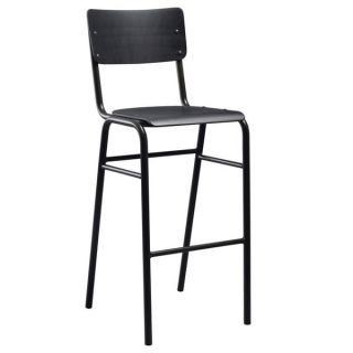 Black Tavo Stacking High Stools for Coffee Shops