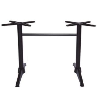 Cannes Black Twin Outdoor Table Base