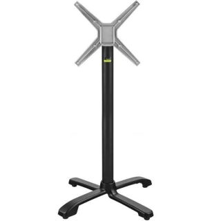 SX26 Auto Adjust Self Levelling Black Outdoor Flip Top Table Legs - Bar