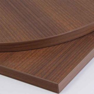 Medium Walnut Laminate Table Top - Fast Delivery