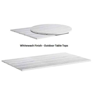 Robinia Slatted Outdoor Wood Top - 700 Square
